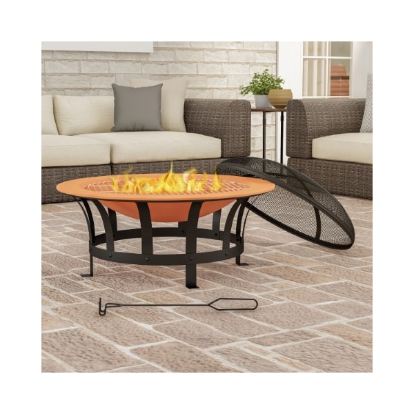 Nature Spring Nature Spring 30-Inch Fire Pit with Grilling Grate 480823CYJ - main